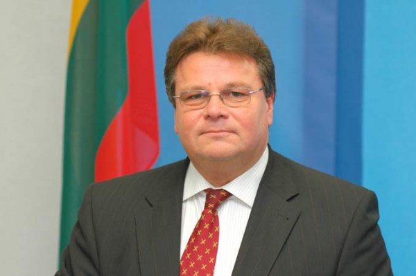 Линас Линкявичюс, министр иностранных дел Литвы