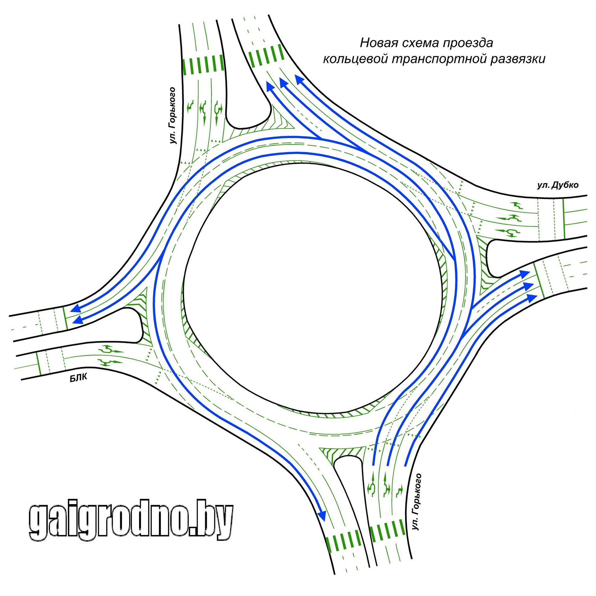 Схема проезда кольца