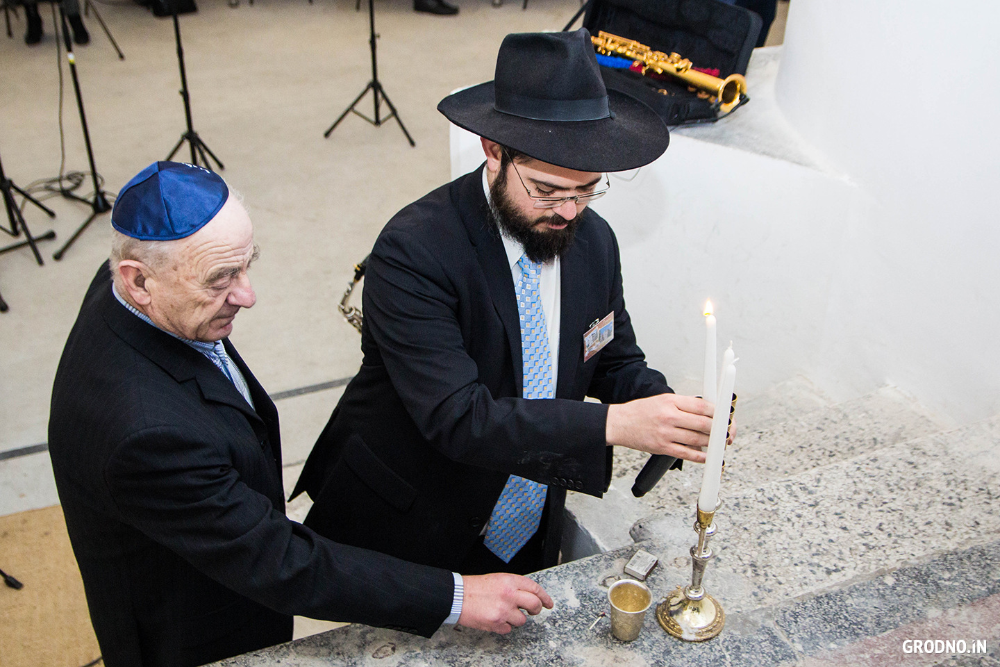 Праздник Ханука в Большой хоральная синагоге в Гродно 2016