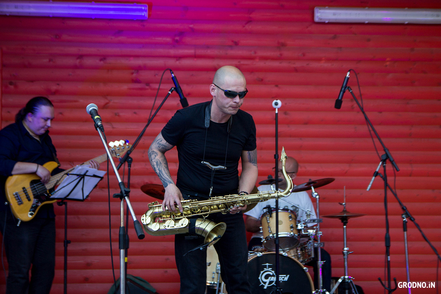 Фото: Александр Кравчук во время концерта Alex Kravchuk Jazz Project в Гродно