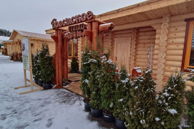 Торговая площадка «Лесной домик». Фото: Минлесхоз/Telegram