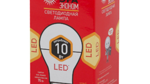 Лампа светодиодная ЭРА LED smd A60-10w-827-E27 ECO