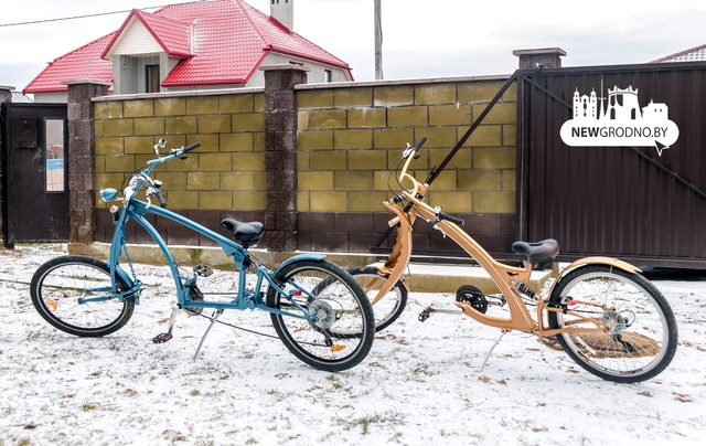 С дизайном помогала тринадцатилетняя дочь: как гродненец собрал велочоппер