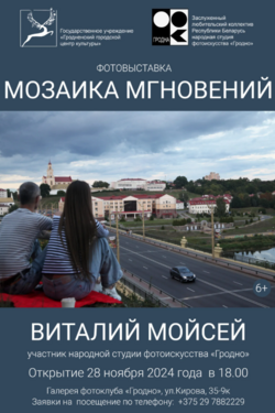 Мозаика мгновений. Афиша выставок